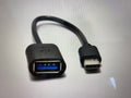Usbc 3.1 type c male to usb 3.0 type a female otg adapter converter cable black