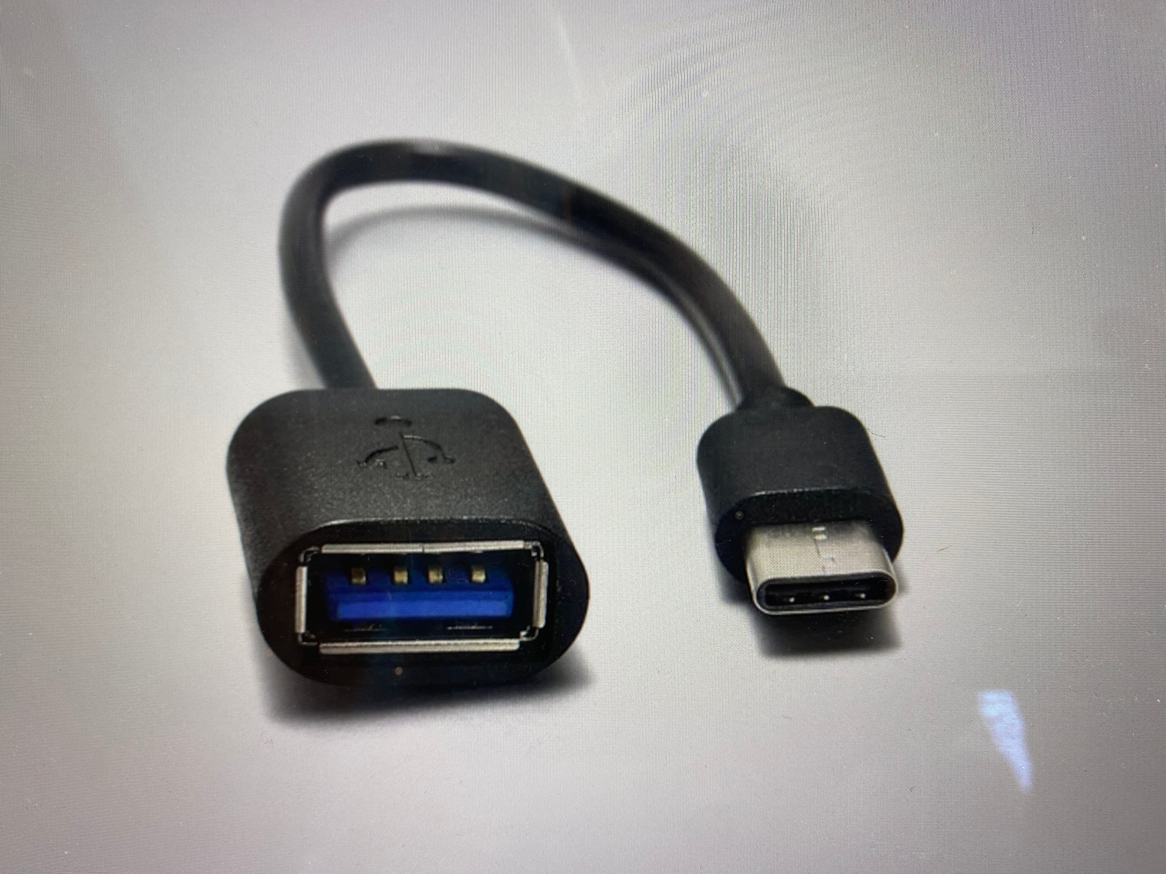 Usbc 3.1 type c male to usb 3.0 type a female otg adapter converter cable black